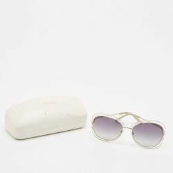 Chloe Grey/Gold Gradient CE119S Frame Oversized Sunglasses