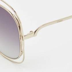 Chloe Grey/Gold Gradient CE119S Frame Oversized Sunglasses