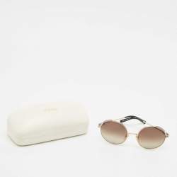 Chloé Brown Gradient CE117S Round Sunglasses