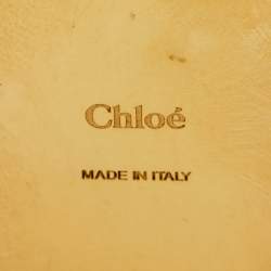 Pre Owned Chloé Resin Gold Tone Bracelet