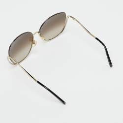 Pre Owned Chloé Brown Gradient CE125S Milla Oversized Sunglasses