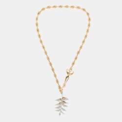 مملوكة مسبقًا Chloé Two Tone Metal Chain Necklace