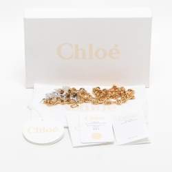 مملوكة مسبقًا Chloé Two Tone Metal Chain Necklace