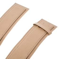 Chloe Light Brown Fabric Waist Belt 83 CM
