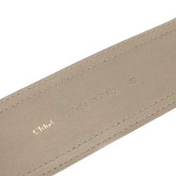 Chloe Light Brown Fabric Waist Belt 83 CM