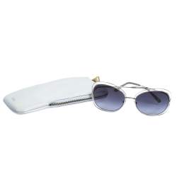 Chloe Pale Gold/Grey Gradient CE119S Round Oversized Sunglasses