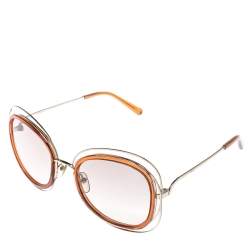 Chloé Caramel/ Light Brown Gradient CE123S Carlina Oversized Sunglasses