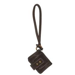 Chloe Dark Brown Leather Key Holder