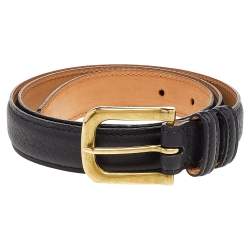 Pre Owned Chloe Black Leather Belt 40cm