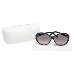 Chloe Black Acetate CE605S Gradient Oversized Sunglasses