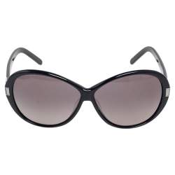 Chloe Black Acetate CE605S Gradient Oversized Sunglasses