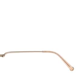 Pre Owned Chloe Pale Gold Tone/ Brown Gradient CE114S Carlina Round Sunglasses