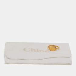 Chloe Gold Tone Ring Size 54