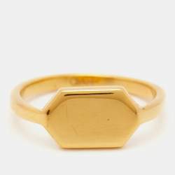 Chloe Gold Tone Ring Size 54