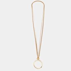 Chloe Gold Tone Long Necklace