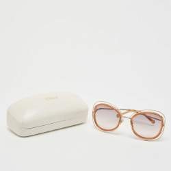 Chloé Brown CE123S Carlina Oversized Sunglasses