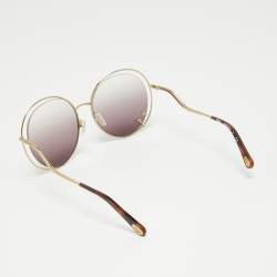 Chloe Brown/Gold Gradient CE153S Round Sunglasses
