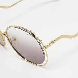 Chloe Brown/Gold Gradient CE153S Round Sunglasses