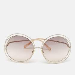 Chloe Brown Gradient CE114S Frame Round Sunglasses