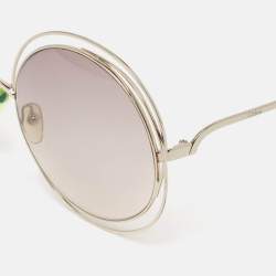 Chloe Brown Gradient CE114S Frame Round Sunglasses