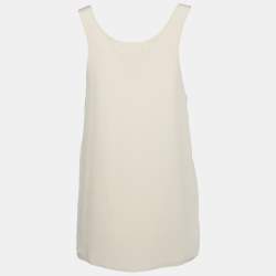 Pre Owned Chloé Light Pink Silk Tank Top S