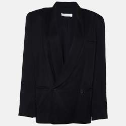 Pre Owned Chloe Black Double Breasted Blazer S
