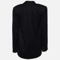 Pre Owned Chloe Black Double Breasted Blazer S