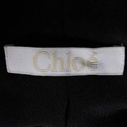 Pre Owned Chloe Black Double Breasted Blazer S