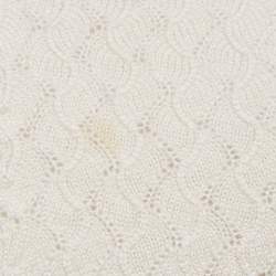 Pre Owned Chloe Off White Ecru Knit Long Sleeve Sweater L