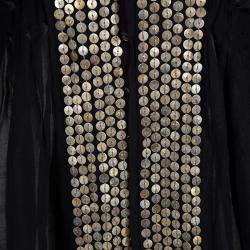 Pre Owned Chloe Black Cotton Voile Embellished Tunic M