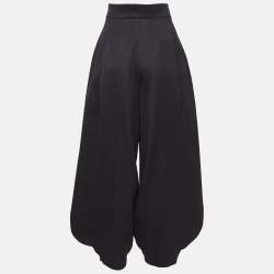 Pre Owned Chloe Navy Blue Wool Blend Sailor Pants M