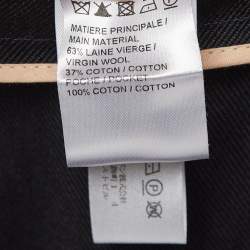 Pre Owned Chloe Navy Blue Wool Blend Sailor Pants M