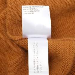 Pre Owned Chloe Brown Cashmere Knit V-Neck Sweater M