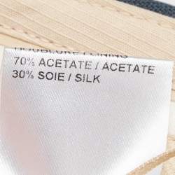 Pre Owned Chloe Tinted Grey Wool Straight Leg Trousers S