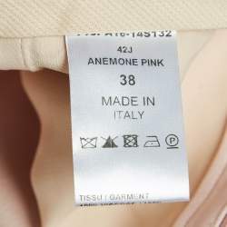 Chloe Pink Crepe Regular Trousers M