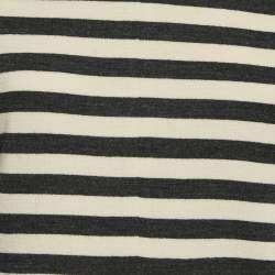 Pre Owned Chloe Vanilla Cream Stripe Wool Sleeveless Mini Dress M