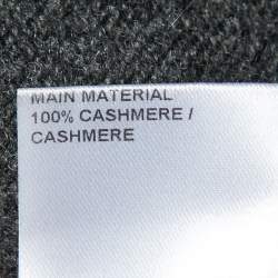 Pre Owned Chloe Grey Cashmere Knit Oversized Sweater Dress S