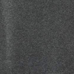 Pre Owned Chloe Grey Cashmere Knit Oversized Sweater Dress S