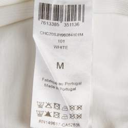 Chloe White Cotton Jersey Loose Fit T-Shirt M