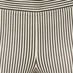 Chloe Monochrome Striped Leather Pants S