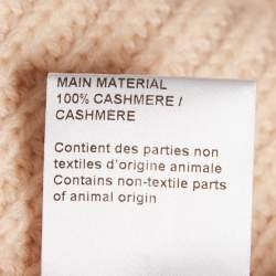 Chloe Pastel Pink Cashmere Knit Button Front Cardigan M