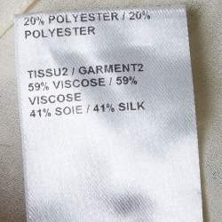 Pre Owned Chloe White Lace Sleeveless Top M