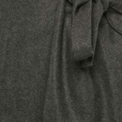 Chloe Black Wool Tie-Up Detail Mini Ardoise Skirt M