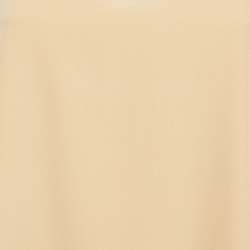 Chloe Woody Beige Silk Sleeveless Top M