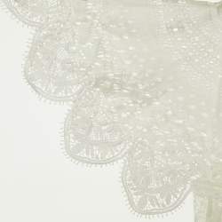 Pre Owned Chloe Iconic White Lace Asymmetric Long Dress S