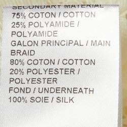 Pre Owned Chloe Iconic White Lace Asymmetric Long Dress S