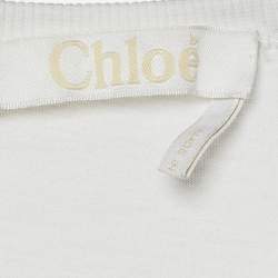 Chloe White Cotton Tank Top L