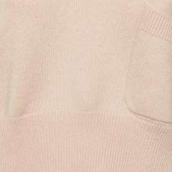 Chloe Shadow Pink Cashmere Blend Crop Sweater S