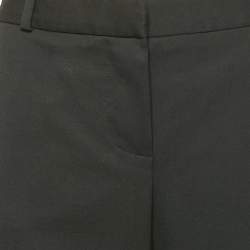 Chloé Black Wool Wide Leg Trousers L