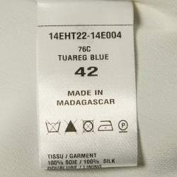 Chloé Blue Silk Tank Top L